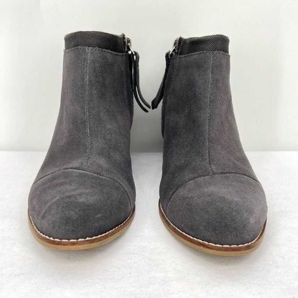 Toms Loren Forged Iron Grey Suede Felt Stacked He… - image 3