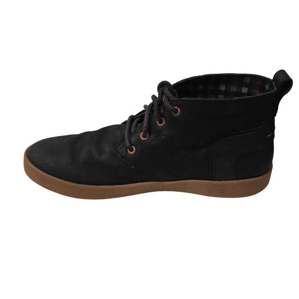 Chaco David Leather Black High-Top Casual Sneaker… - image 3