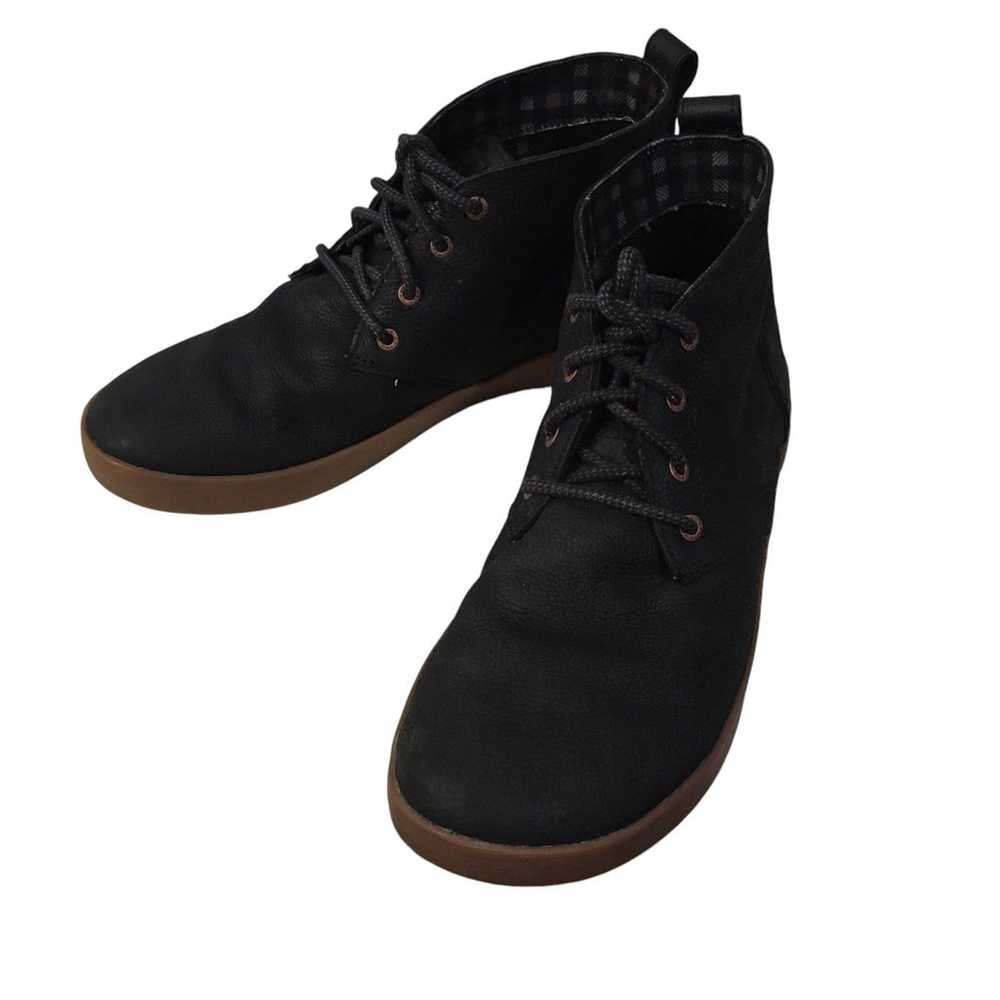 Chaco David Leather Black High-Top Casual Sneaker… - image 6