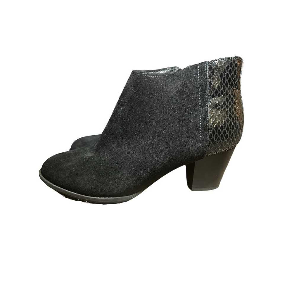 Vionic Bromley Black Suede Snakeskin Women’s Heel… - image 6