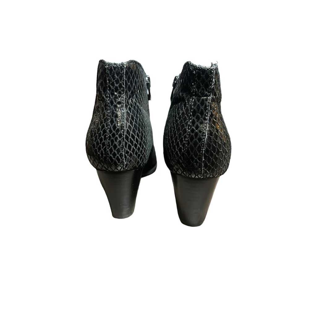 Vionic Bromley Black Suede Snakeskin Women’s Heel… - image 7