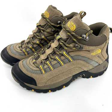 The North Face X2 Womens Tan Suede Hiking Boot Siz