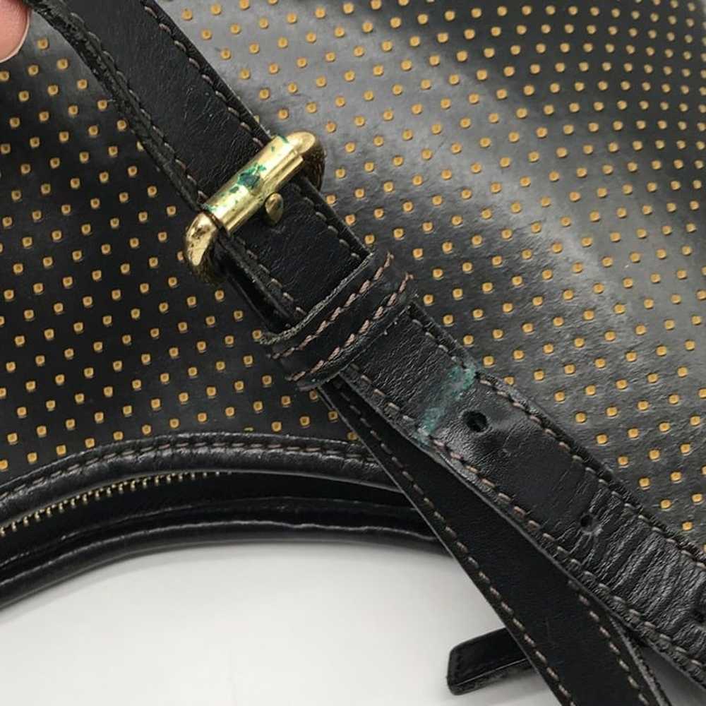 Vintage Black Dooney & Bourke Perforated Leather … - image 11