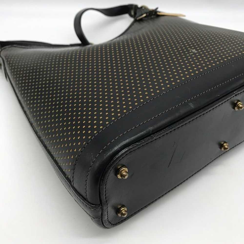 Vintage Black Dooney & Bourke Perforated Leather … - image 6