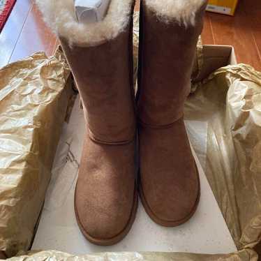 UGG sheepskin boots brown