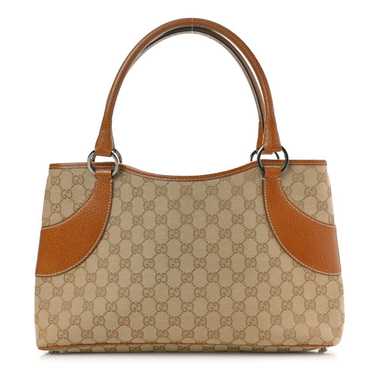 GUCCI Monogram Shoulder Bag Brown