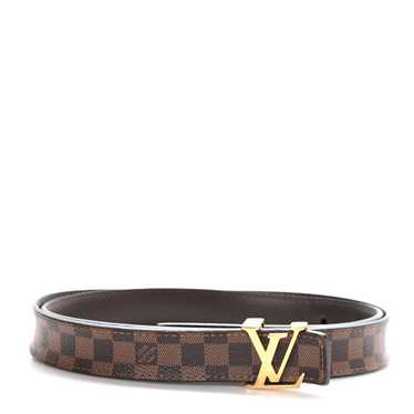 LOUIS VUITTON Mini Damier Ebene 25mm LV Initiales… - image 1