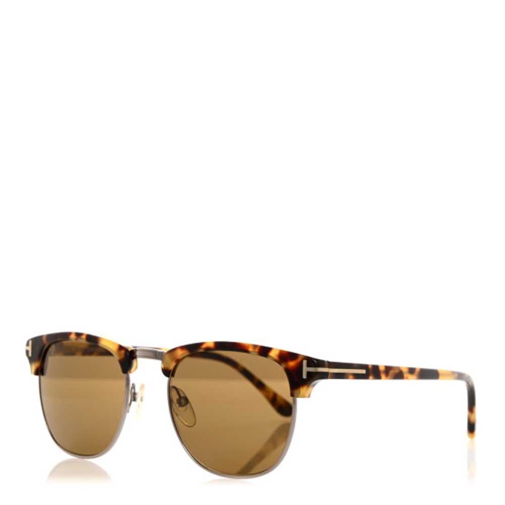 TOM FORD Tortoise Shell Henry Sunglasses TF248 - image 1