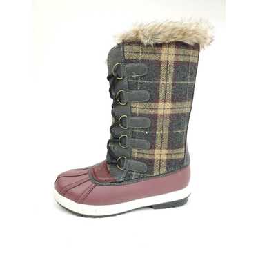 JUSTFAB Tapanga Flat Boots Winter Snow Boots In B… - image 1