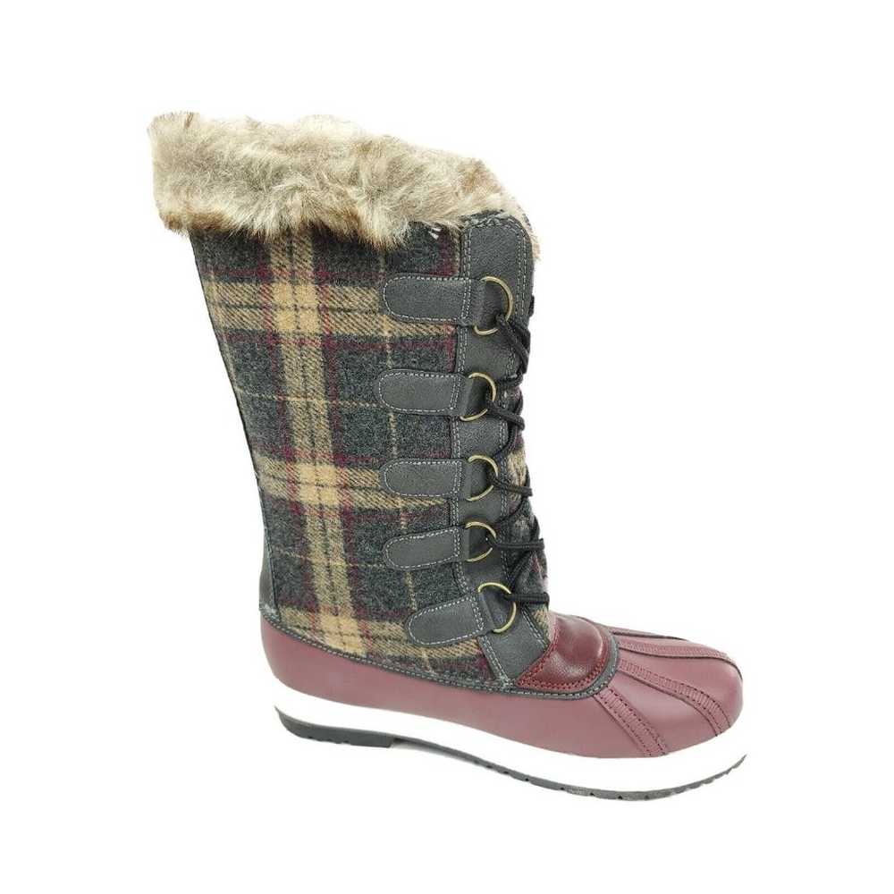 JUSTFAB Tapanga Flat Boots Winter Snow Boots In B… - image 3