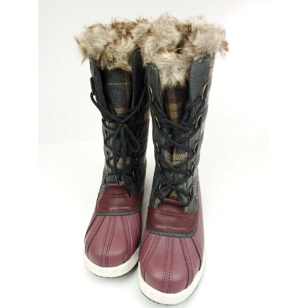 JUSTFAB Tapanga Flat Boots Winter Snow Boots In B… - image 5