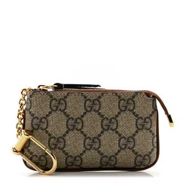 GUCCI GG Supreme Monogram Key Case Brown - image 1