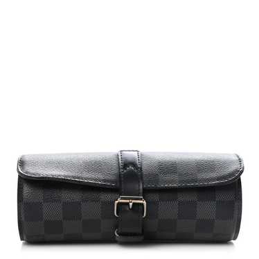 LOUIS VUITTON Damier Graphite 3 Watch Travel Case - image 1