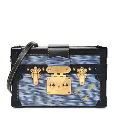 LOUIS VUITTON Epi Petite Malle Denim Light