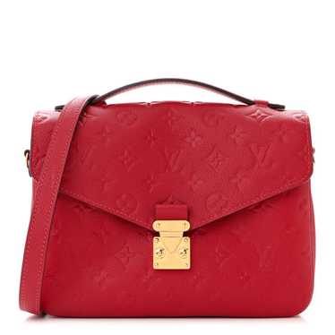 LOUIS VUITTON Empreinte Pochette Metis Scarlet