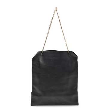 THE ROW Smooth Calfskin Small Lunch Bag Black