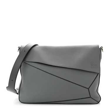 LOEWE Calfskin Puzzle Messenger Bag Gunmetal - image 1