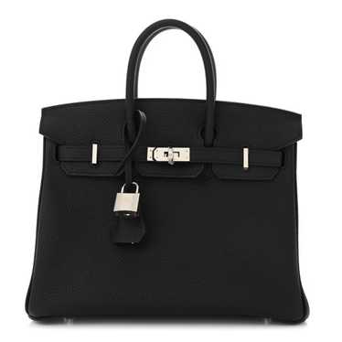 HERMES Togo Birkin 25 Black - image 1