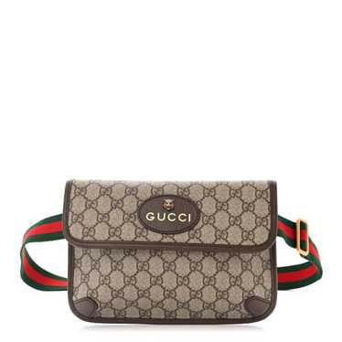 GUCCI GG Supreme Monogram Neo Vintage Web Belt Bag