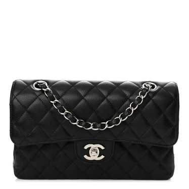 CHANEL Caviar Quilted Small Double Flap Black