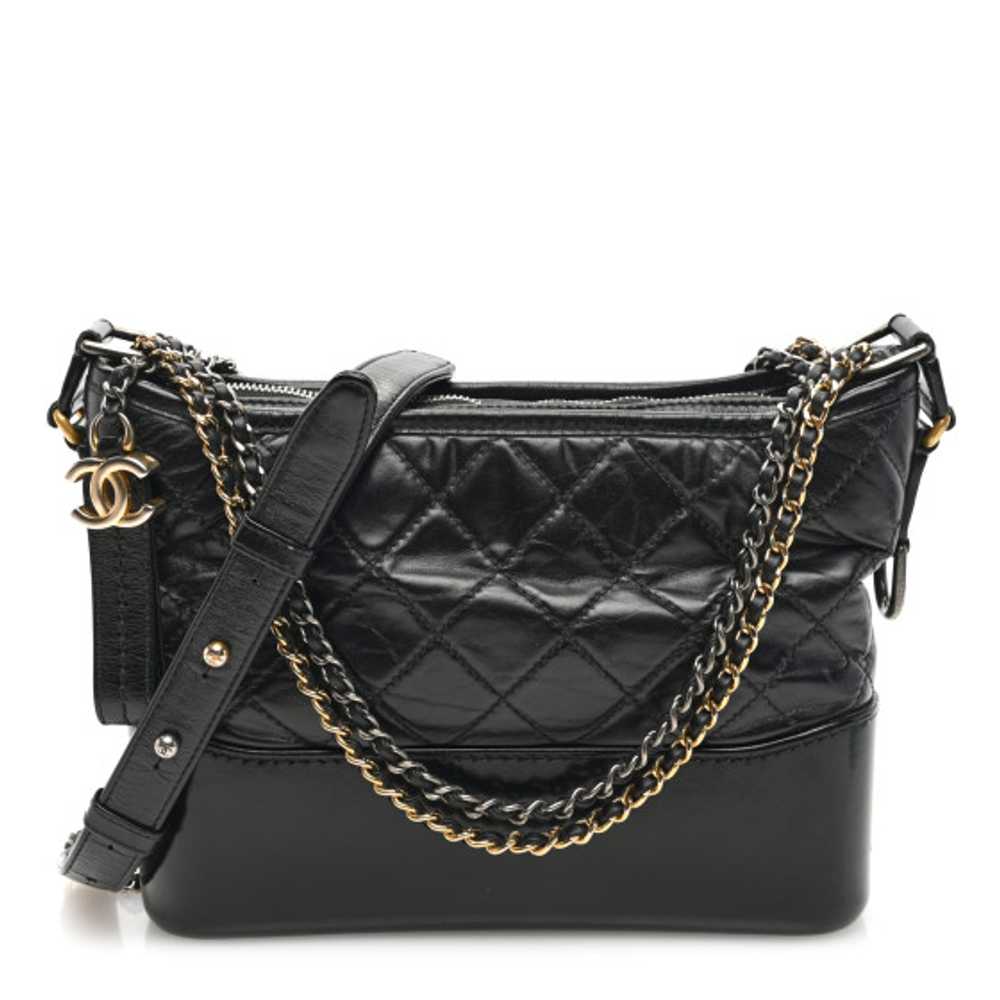 CHANEL Aged Calfskin Quilted New Medium Gabrielle… - image 1