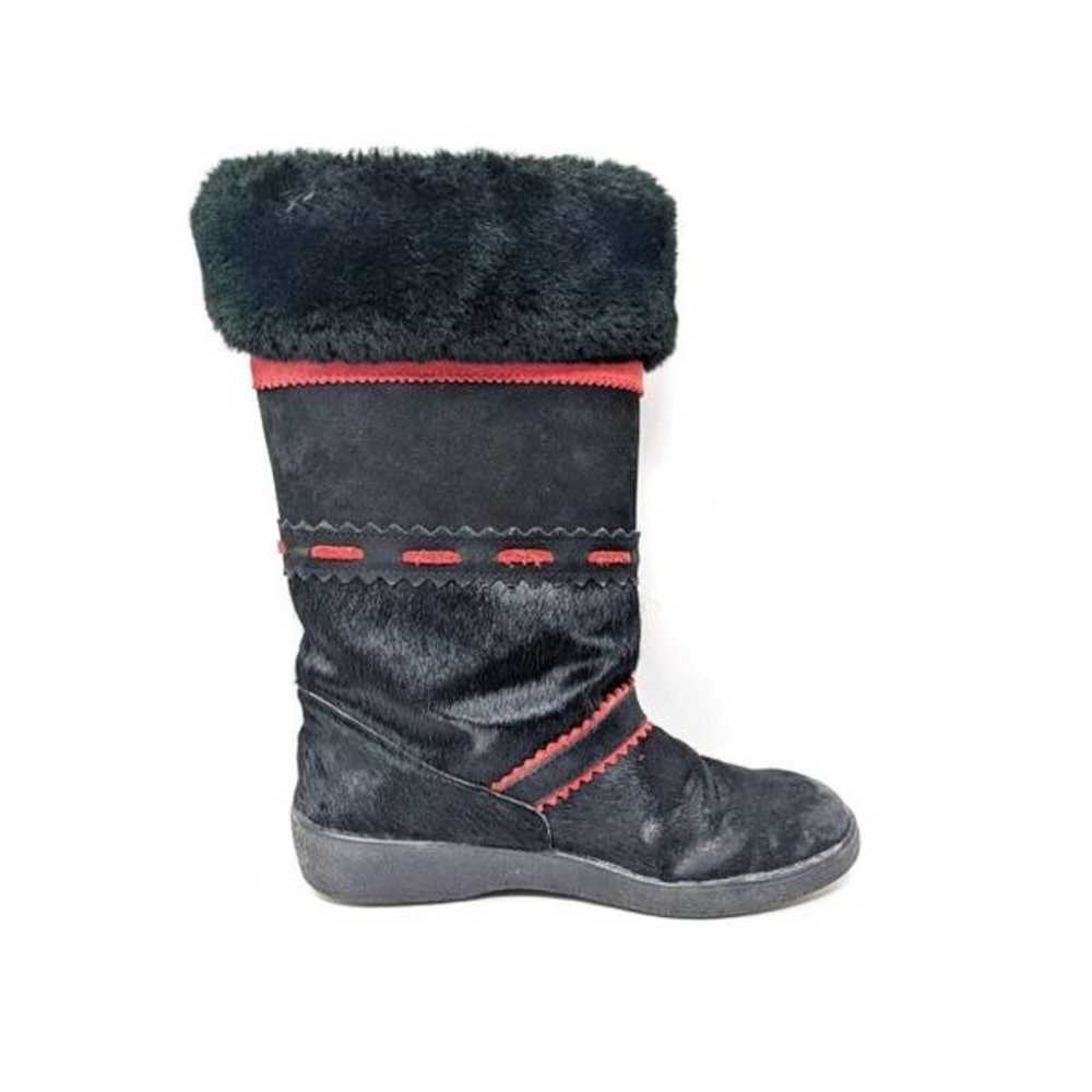 Oscar Sport Women's 39 Tribal Fur Leather Boots B… - image 2