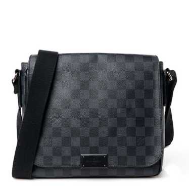 LOUIS VUITTON Damier Graphite District PM