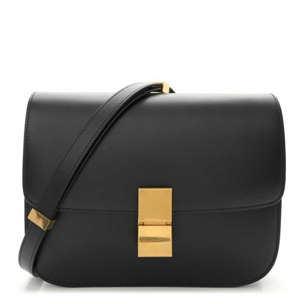 CELINE Box Calfskin Medium Classic Box Flap Bag B… - image 1