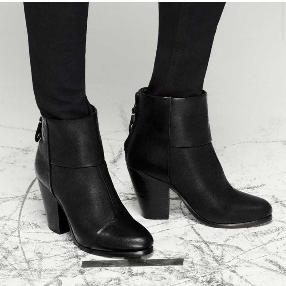 Rag & bone classic newberry boots black leather T… - image 9