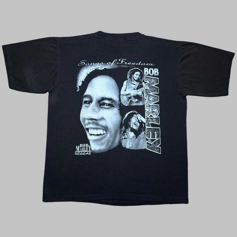 Rap Tees × Streetwear × Vintage 90s Bob Marley Ra… - image 2