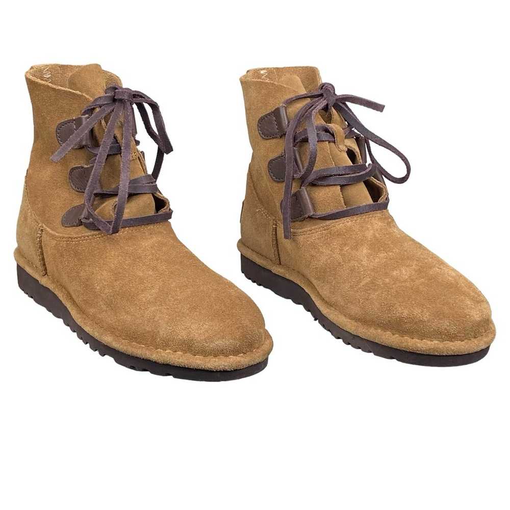 UGG Women’s Elvi Brown Suede Lace Up Ankle Boot S… - image 5