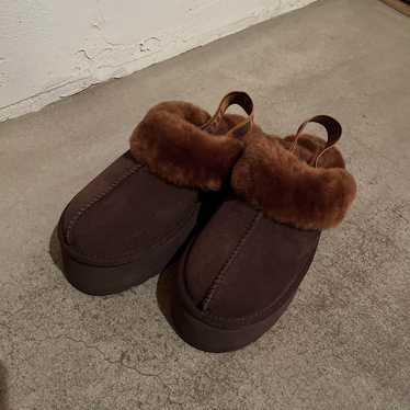 UGG sheepskin boots 24.0cm brown - image 1