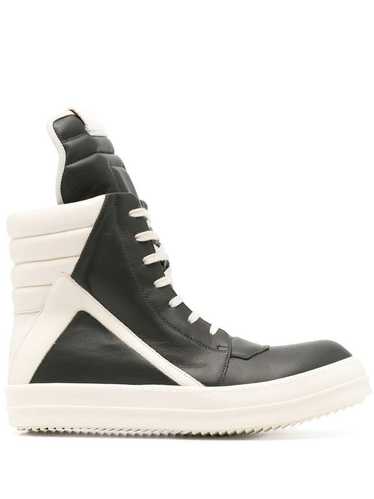 Rick Owens Geobasket in forest/milk calf leather - image 1