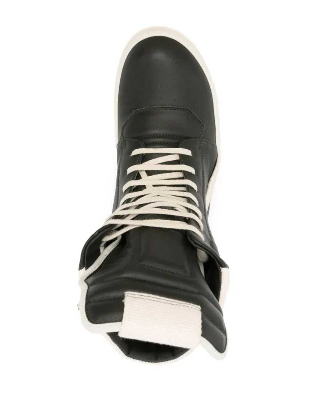 Rick Owens Geobasket in forest/milk calf leather - image 4