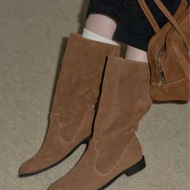 Giunon Western Stitch Wide Boots - image 1