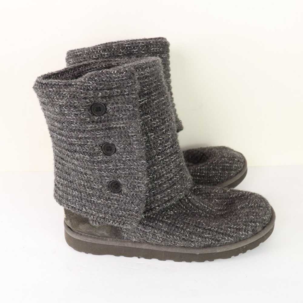 UGG Australia Grey Classic Cardy Knit Tall Sweate… - image 1