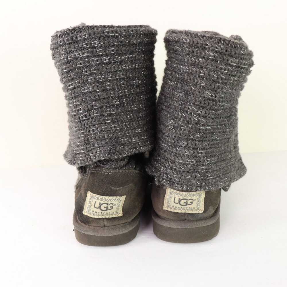 UGG Australia Grey Classic Cardy Knit Tall Sweate… - image 5