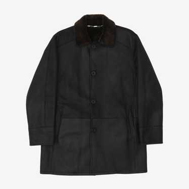 Gallotti Shearling Lined Leather Jacket - image 1