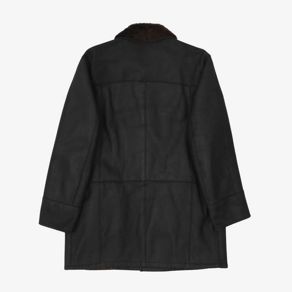 Gallotti Shearling Lined Leather Jacket - image 2