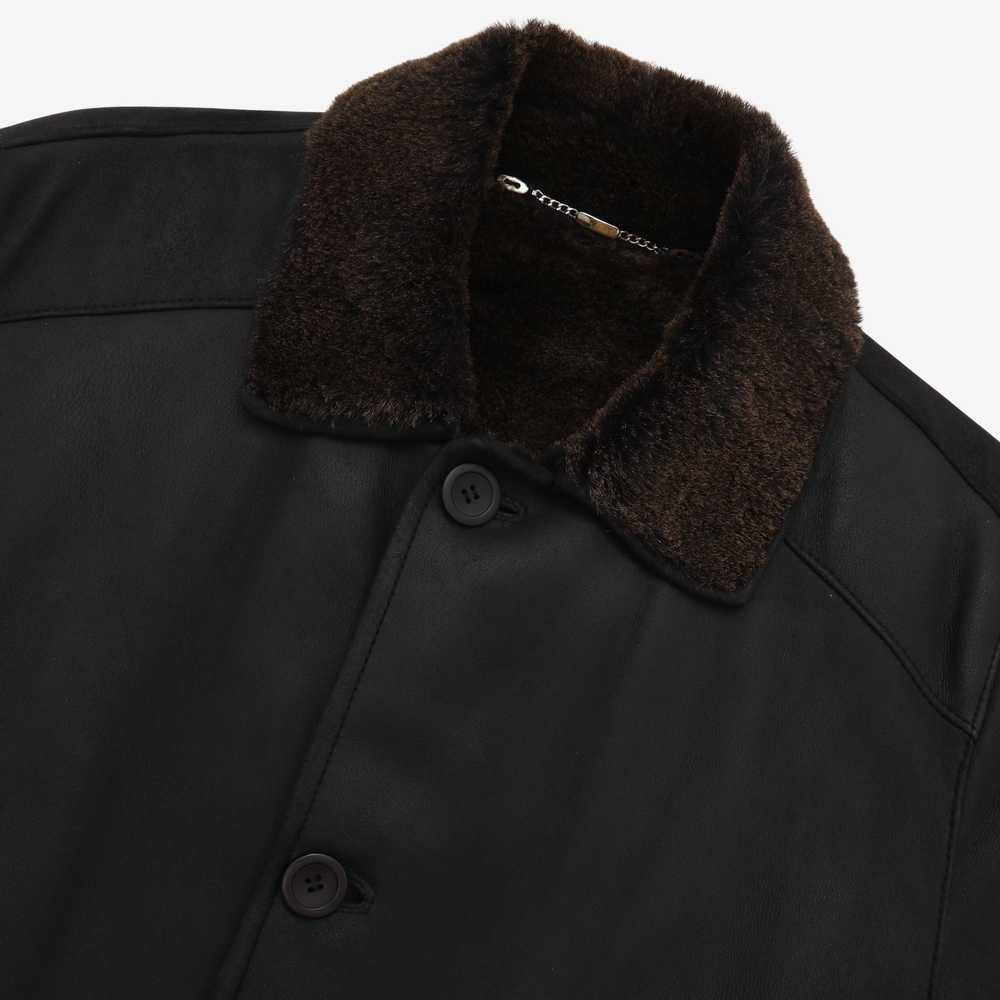 Gallotti Shearling Lined Leather Jacket - image 3