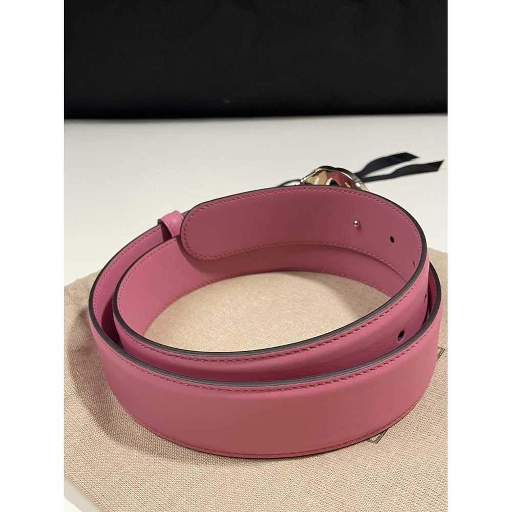 Gucci Interlocking Buckle leather belt - image 4