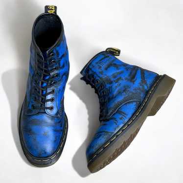 Vintage MIE UK7 90s Dr. Martens 1460 Electric Blue