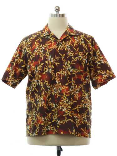 1990's No Fear Mens Nylon Hawaiian Shirt