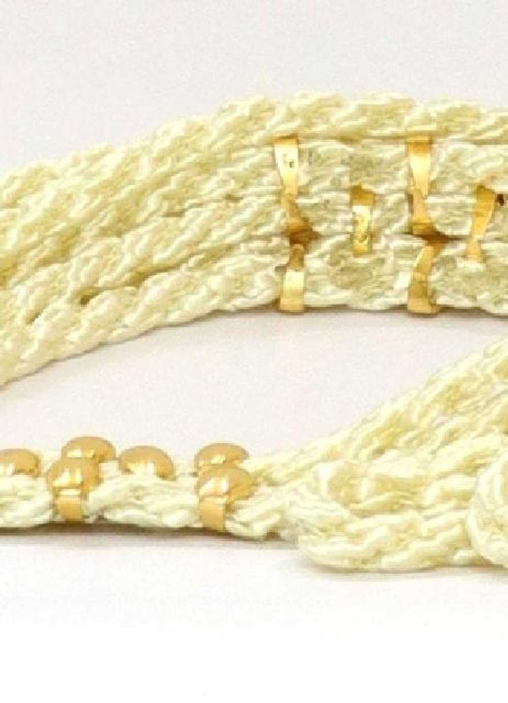 1980's Womens Macrame Style belt - image 2