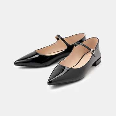 PLST Mary Jane 2-Way Pumps - Black - image 1