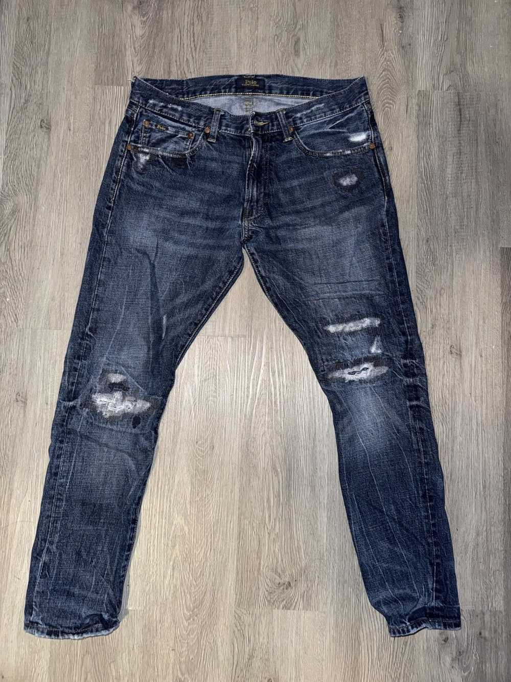 Polo Ralph Lauren Sullivan Slim Distressed Denim … - image 1