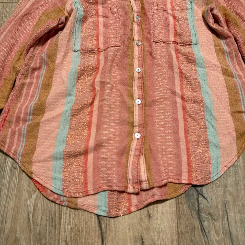 Anthropologie MAEVE LONG SLEEVE BUTTON  DOWN STRI… - image 4