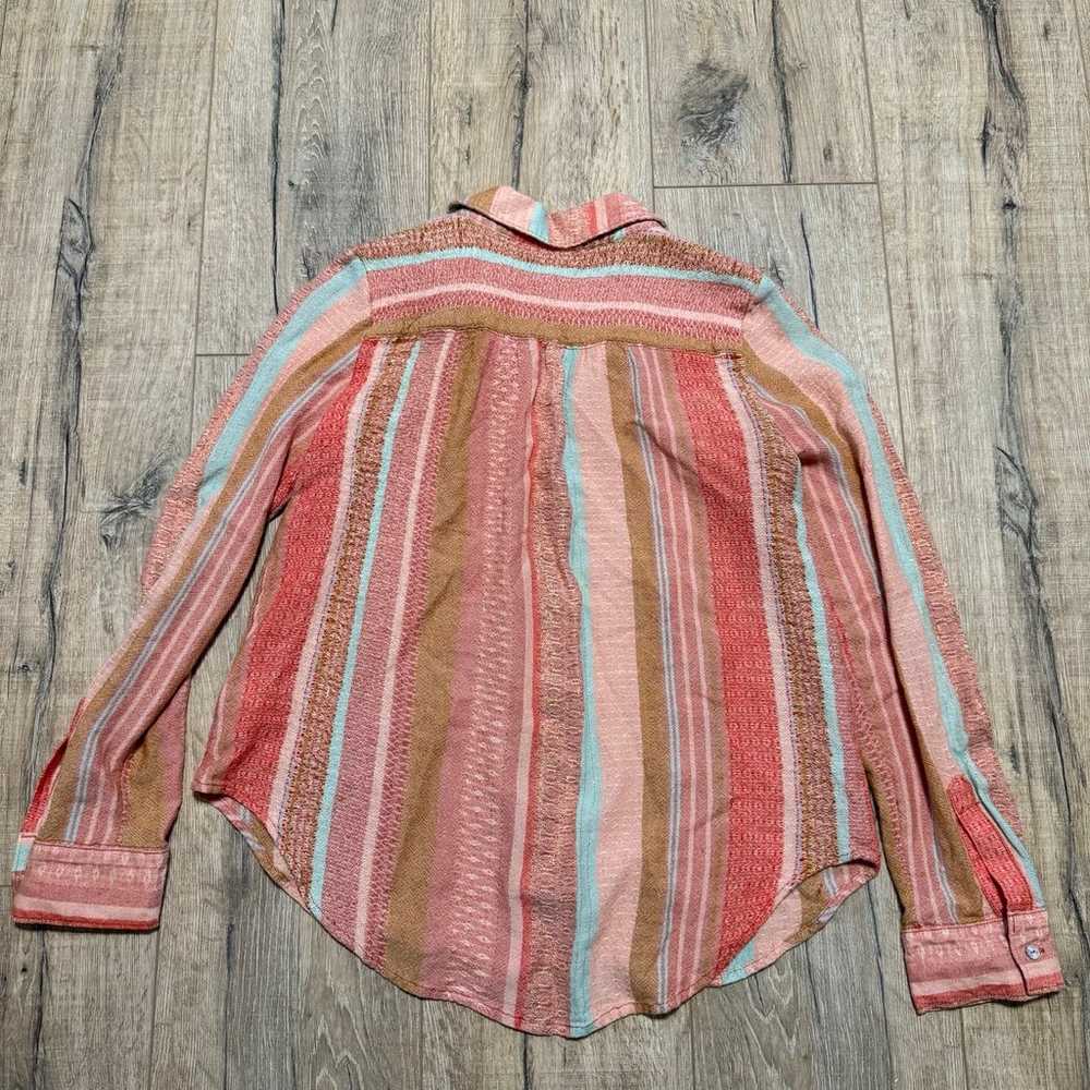 Anthropologie MAEVE LONG SLEEVE BUTTON  DOWN STRI… - image 8