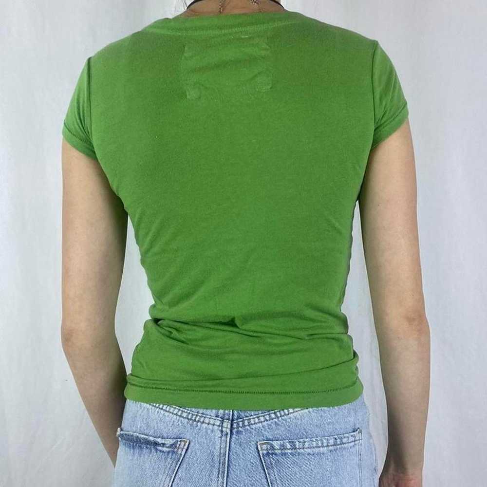 vintage green Aeropostale baby tee - image 4