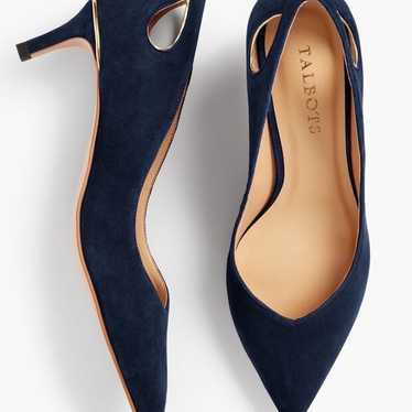 TALBOTS ERICA CUT-OUT PUMPS - SOLID - image 1